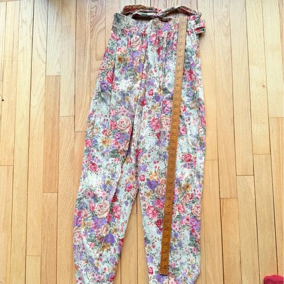 Vintage pink and lavendar  Flora Pants - Picture 6 of 6